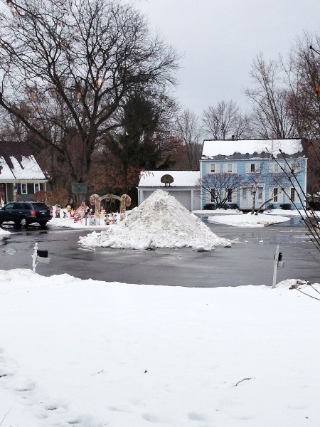 snow pile